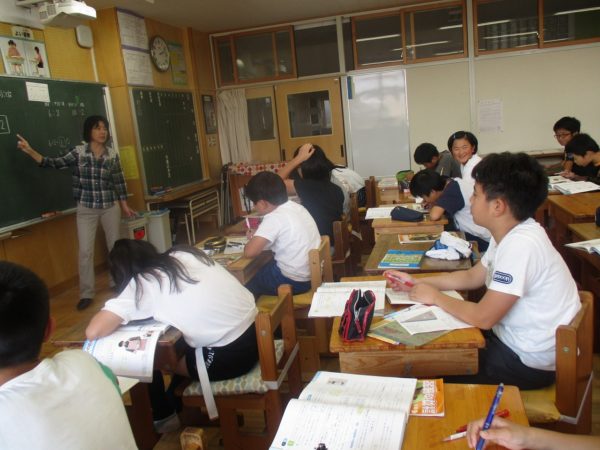 ６年生の授業 算数 家庭科 長泉町立長泉小学校